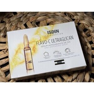 ISDIN ISDINCEUTICS Flavo C Ultraglican Antioxidant 10 Ampoules x 2ml each NIB